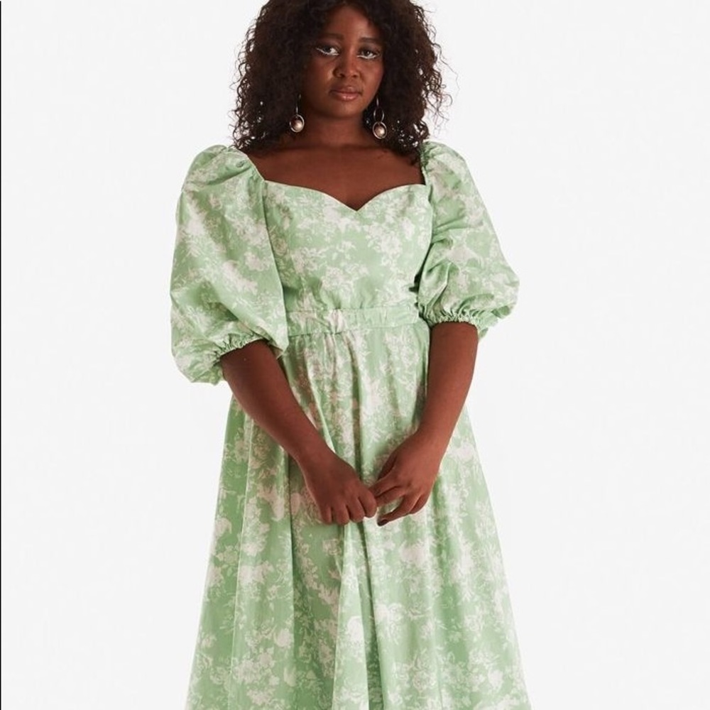 NWT LOUD BODIES Puff Sleeve Sofia Dress